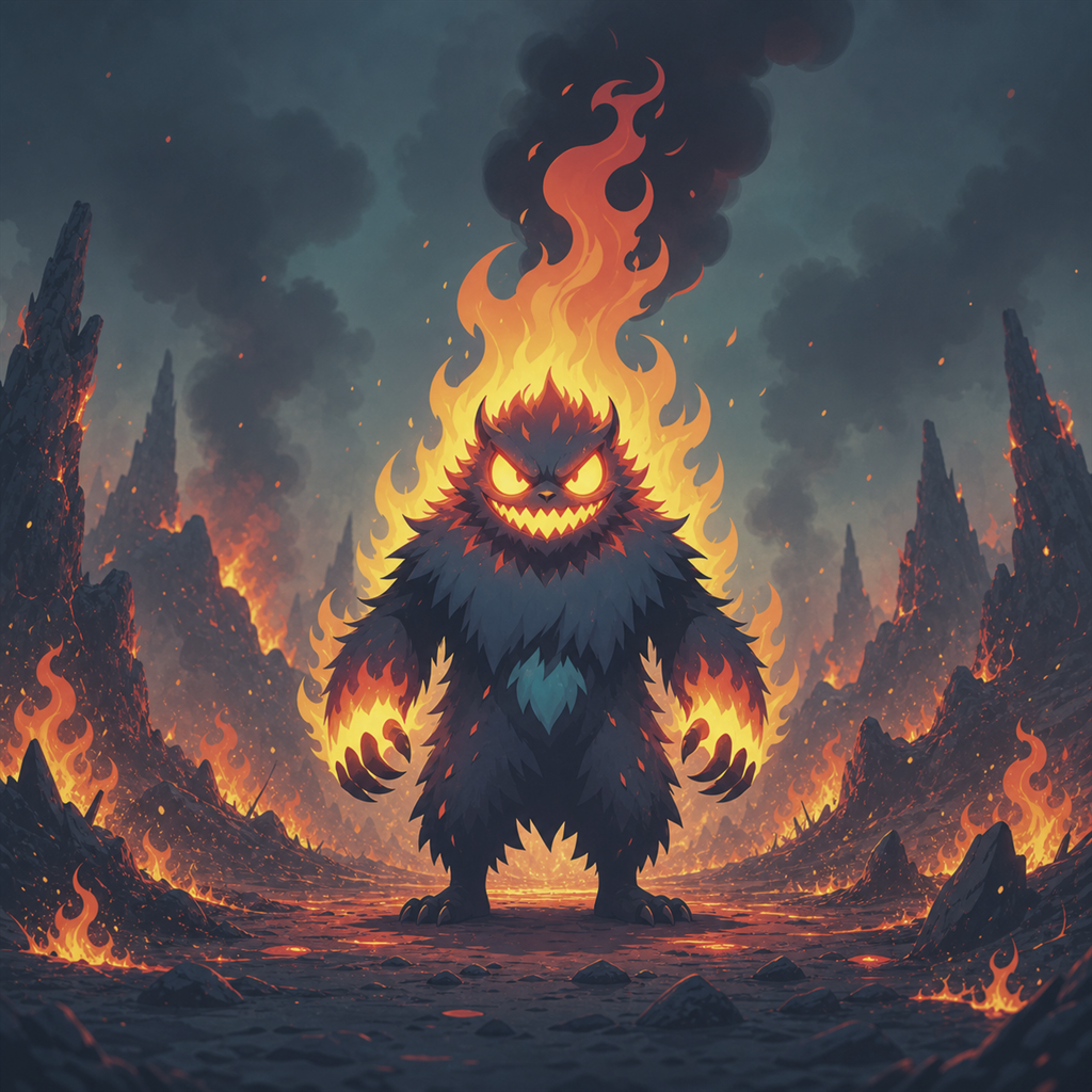 Fire Dancer, a world boss in Among Demons