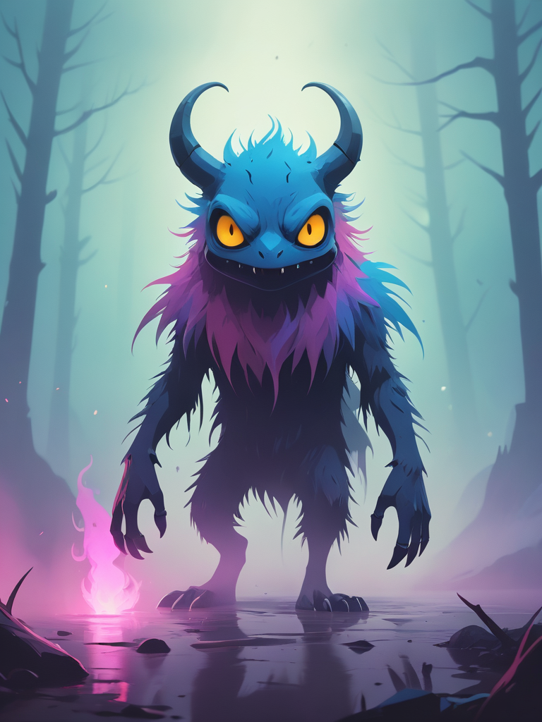 Rare Boof Nitza, a fighter demon for the Among Demons browser RPG