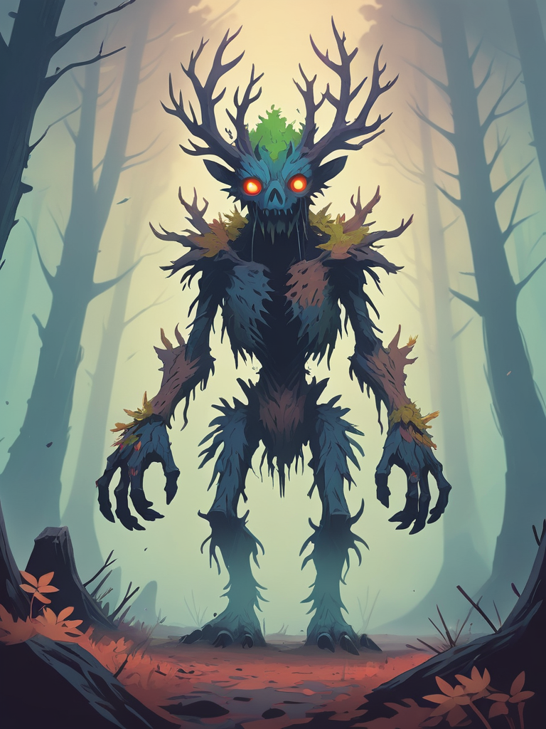 Legendary Ko Pak, a thorns demon for the Among Demons browser RPG