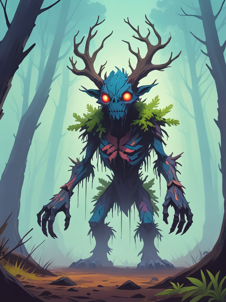 Rare Ko Pak, a thorns demon for the Among Demons browser RPG
