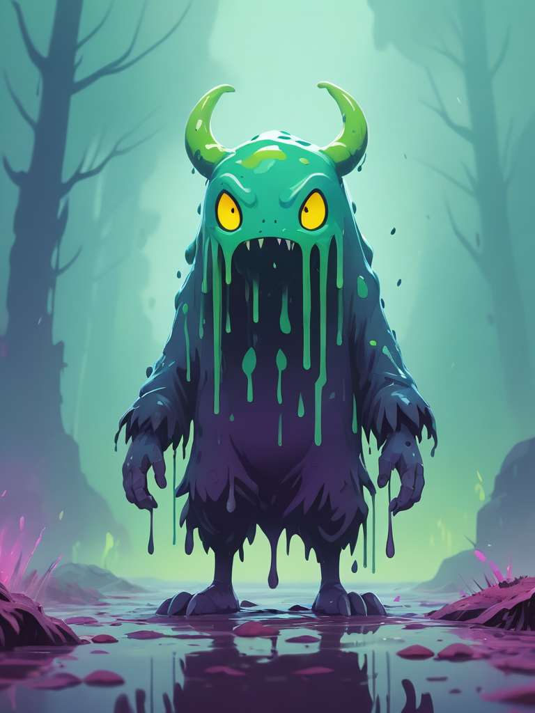 Legendary Ma'Zga, a poison demon for the Among Demons browser RPG