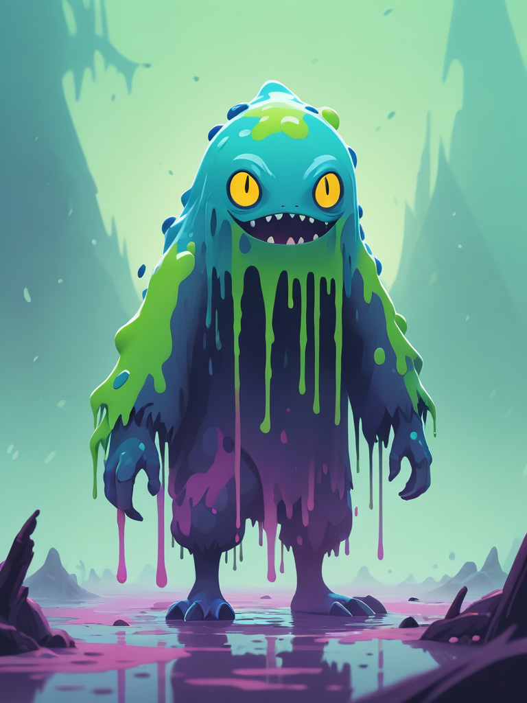Rare Ma'Zga, a poison demon for the Among Demons browser RPG