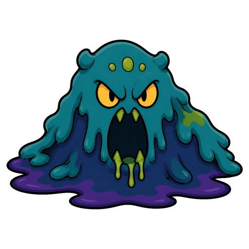 Rare Ma'Zga, a poison demon for the Among Demons browser RPG