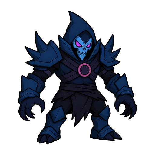 Epic Vee Scol, a chaotic demon for the Among Demons browser RPG