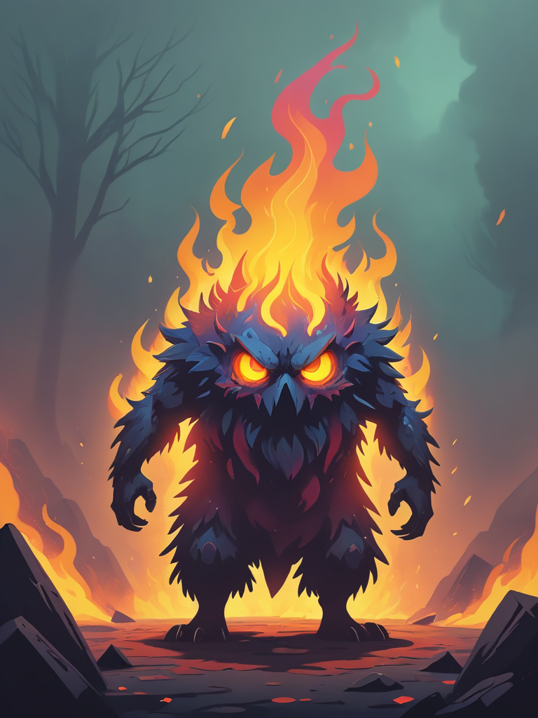Legendary Tor Tza, a aoe demon for the Among Demons browser RPG