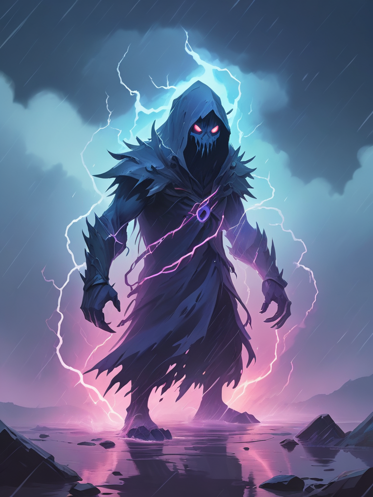 Epic Vee Scol, a chaotic demon for the Among Demons browser RPG
