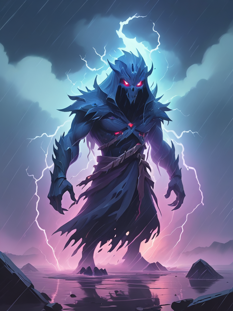 Legendary Vee Scol, a chaotic demon for the Among Demons browser RPG