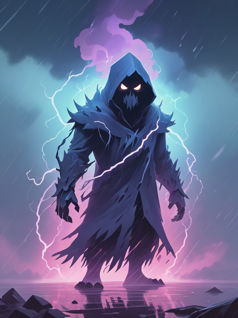 Rare Vee Scol, a chaotic demon for the Among Demons browser RPG