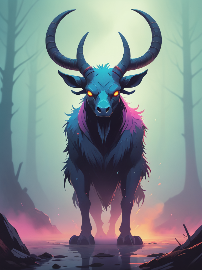 Rare Vi'Zel, a bruiser demon for the Among Demons browser RPG