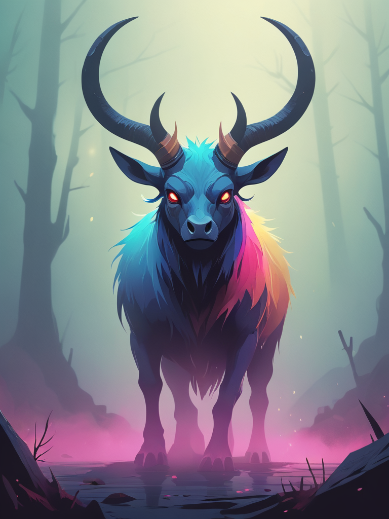 Uncommon Vi'Zel, a bruiser demon for the Among Demons browser RPG
