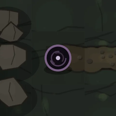 A Darkness Portal marker on the Among Demons world map
