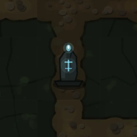 A Forsaken Shrine marker on the Among Demons world map